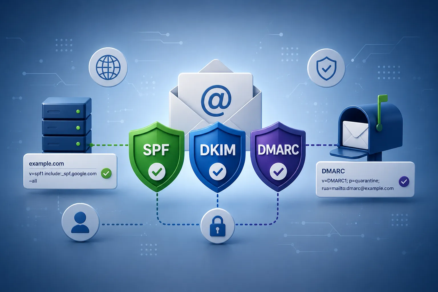 Segurança de E-mail: SPF, DKIM e DMARC